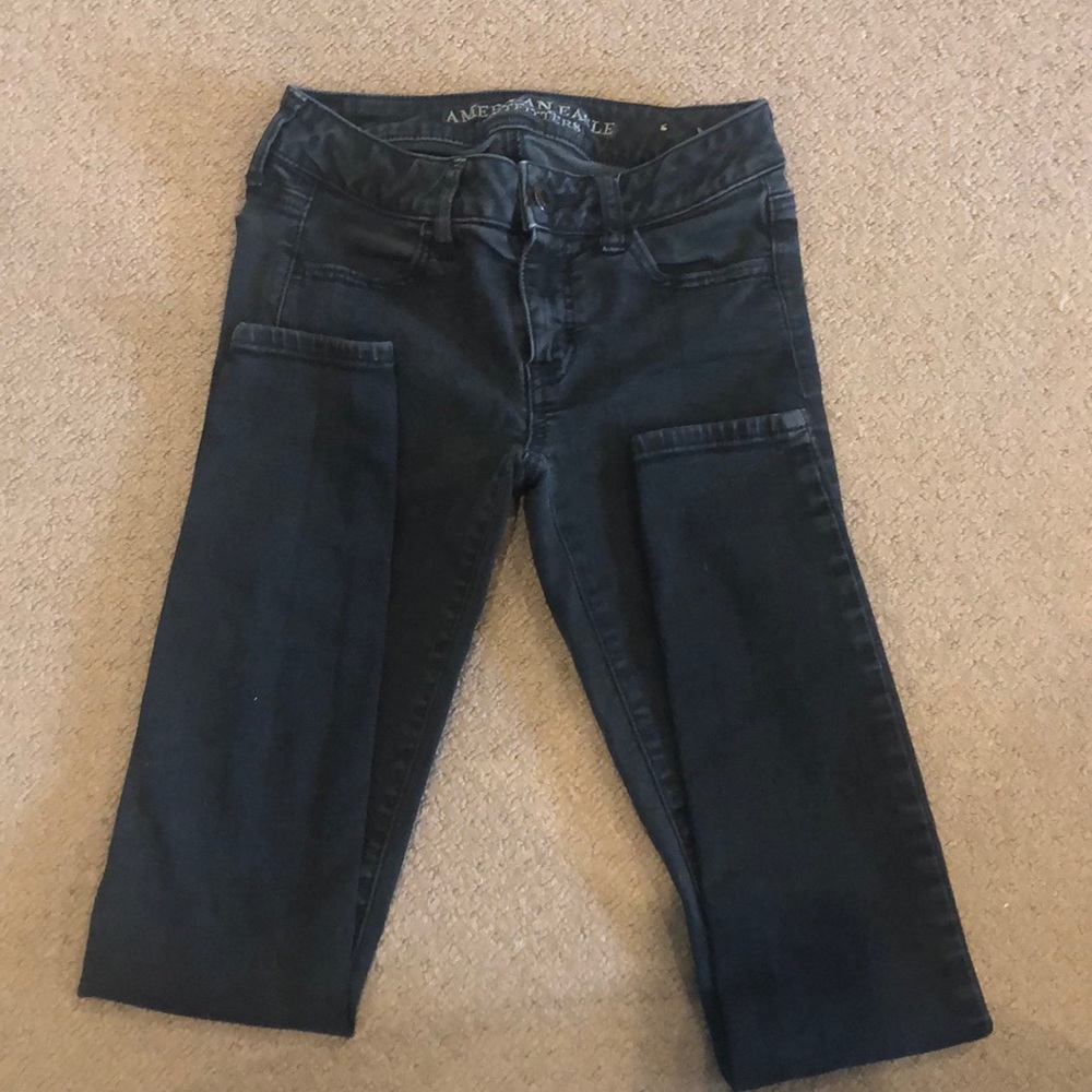 American Eagle black jean jegging